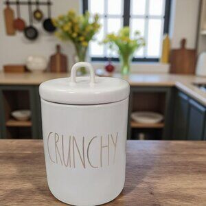 Rae Dunn Artisan Collection "CRUNCHY" Ceramic Canister